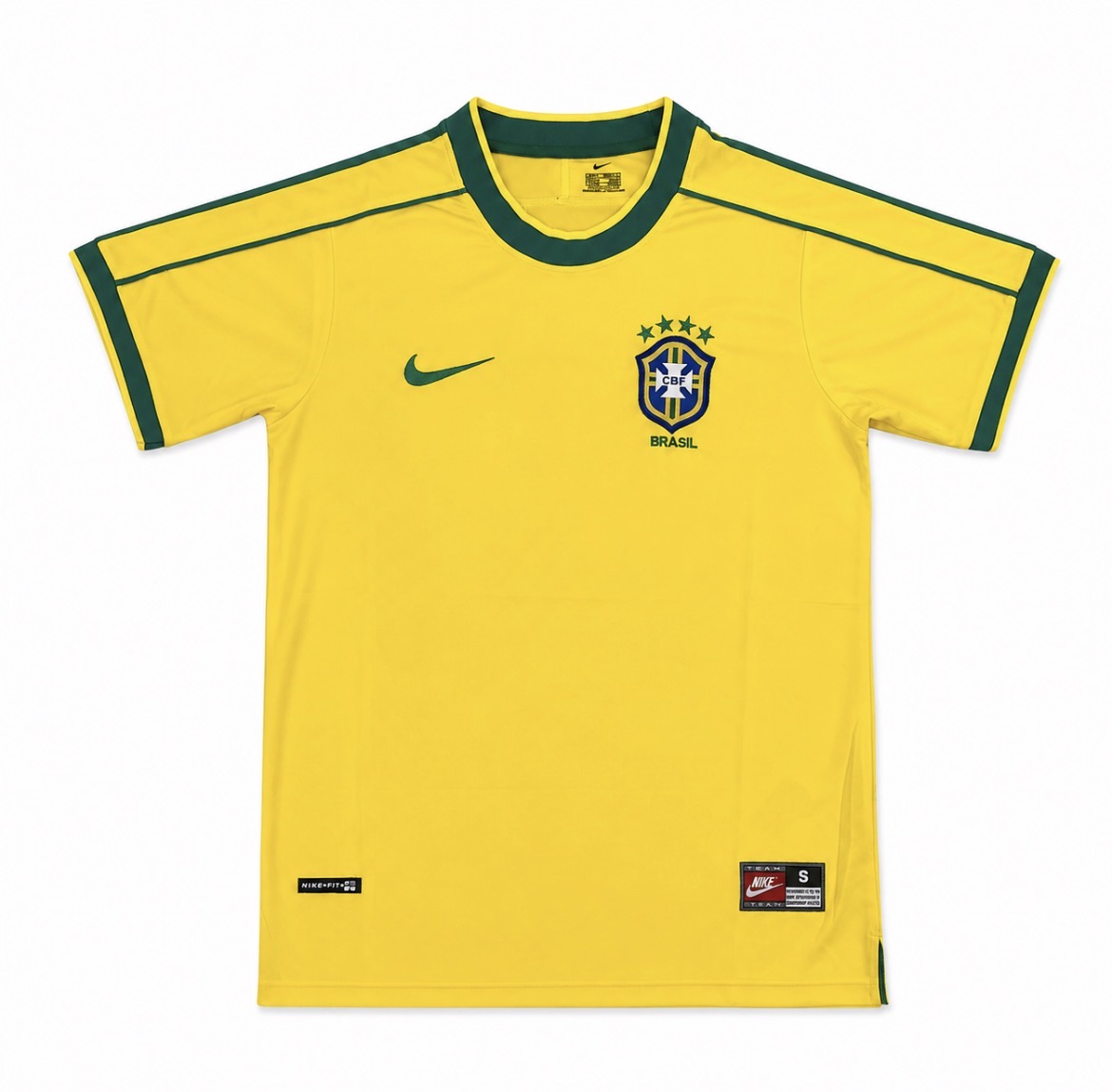 Brazil 1998 Home Retro Jersey