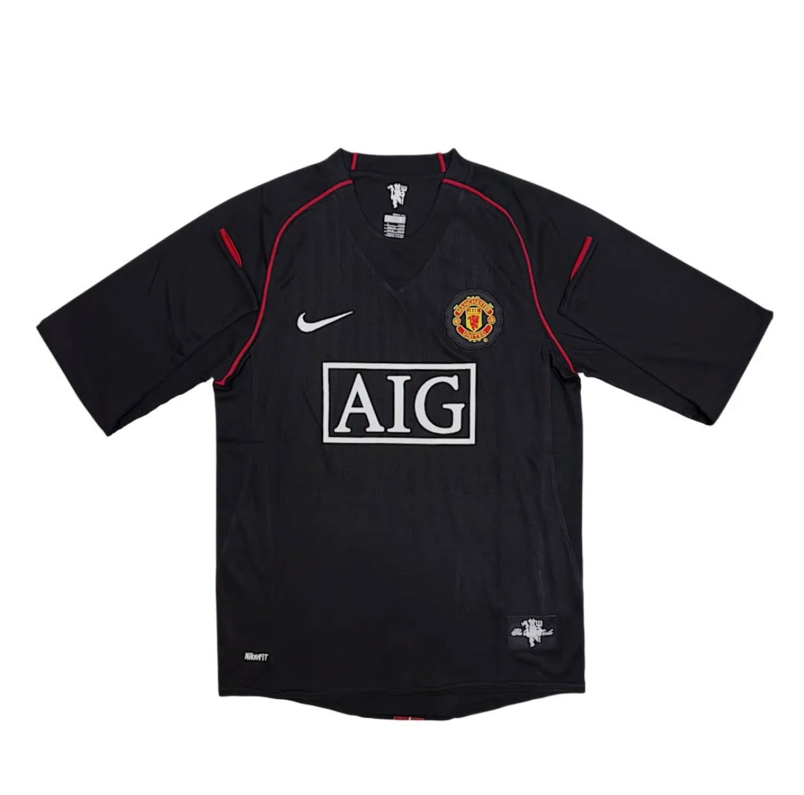 2007-08 Manchester United Away Shirt - Long sleeve