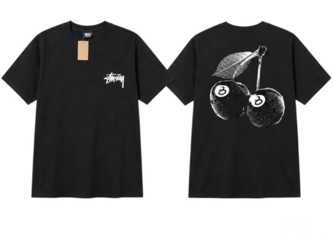 Stussy Cherry T- Shirt Black