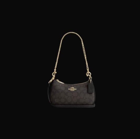 Coach Teri Mini Crossbody Bag in signature Canvas