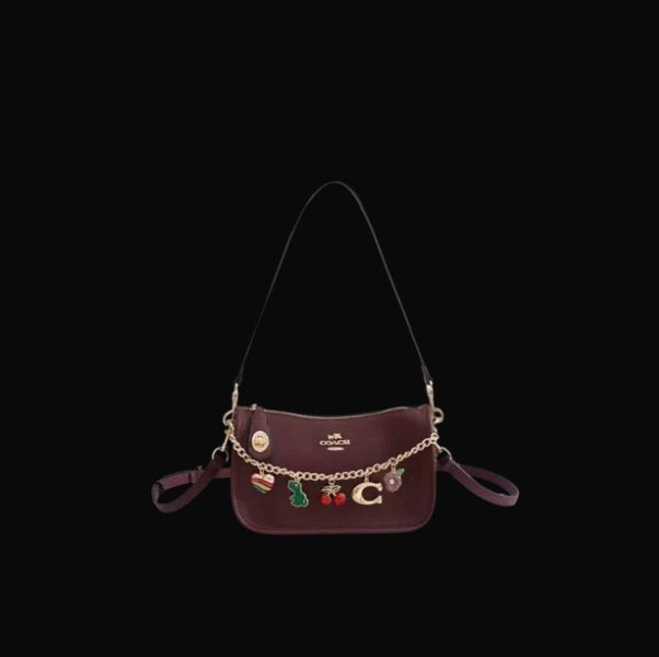 Coach Charm Chain Shoulder Bag
