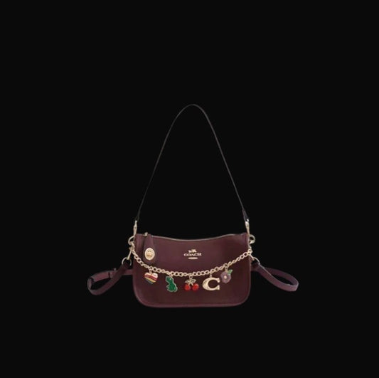 Coach Charm Chain Shoulder Bag