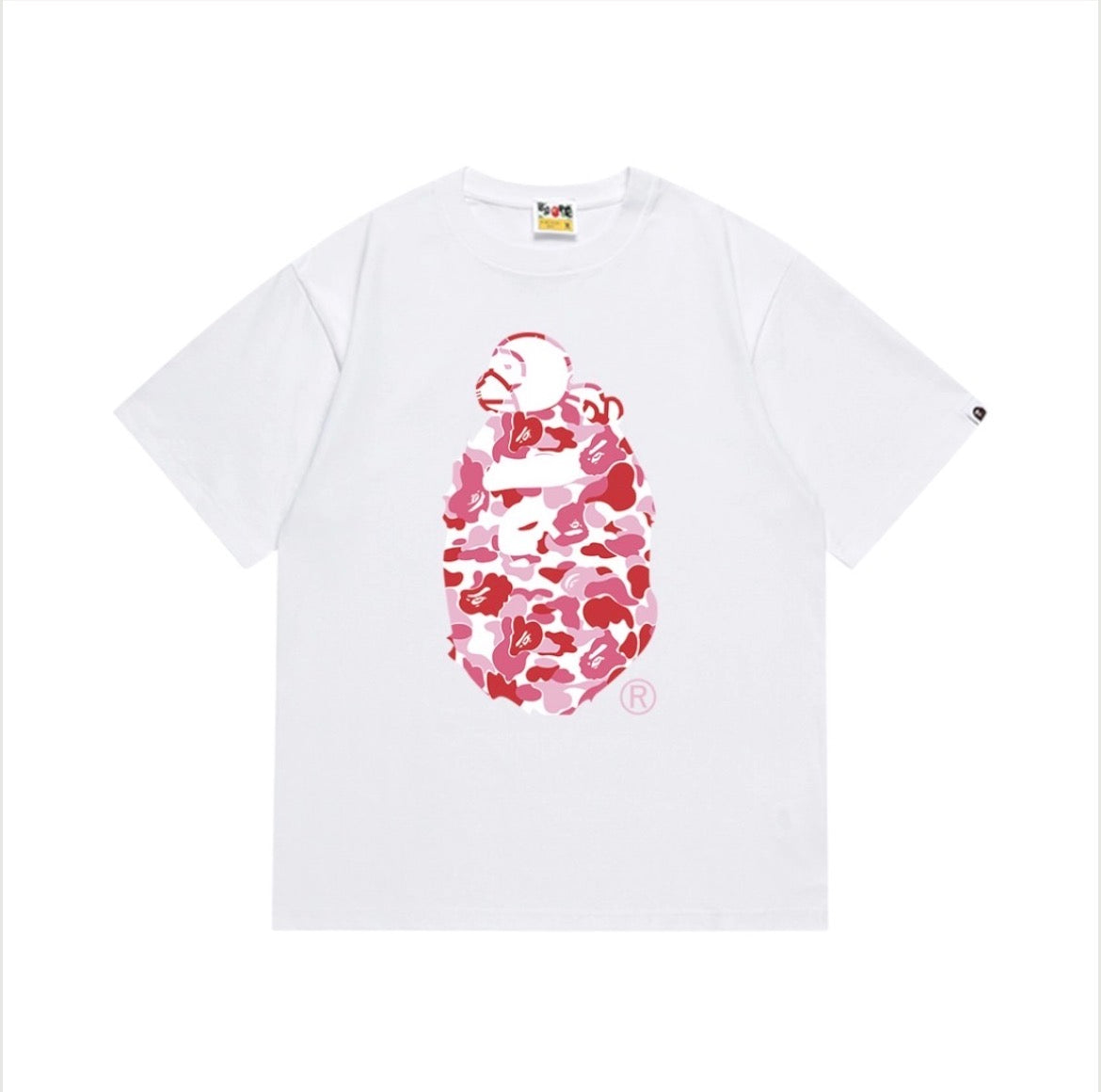BAPE ABC Camo Milo On Big Ape Tee