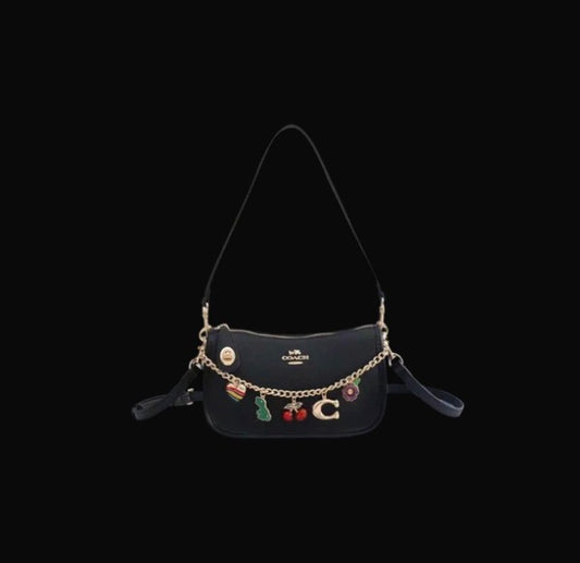 Coach Charm Chain Shoulder Bag