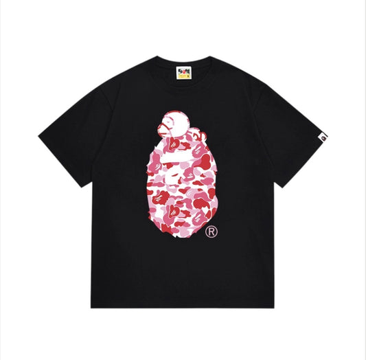 BAPE ABC Camo Milo On Big Ape Tee