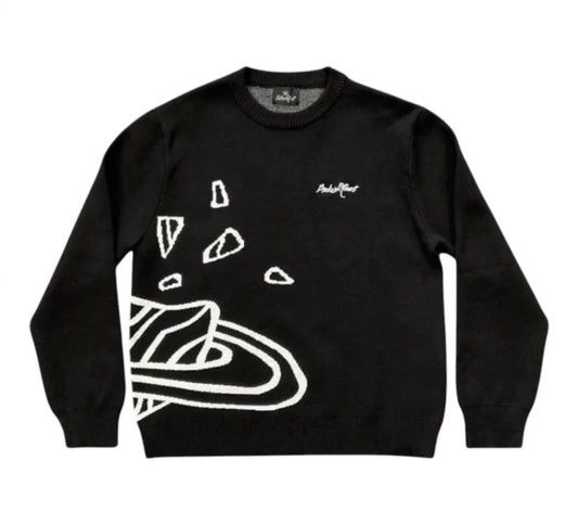 Broken Planet Market Knit Sweater Black