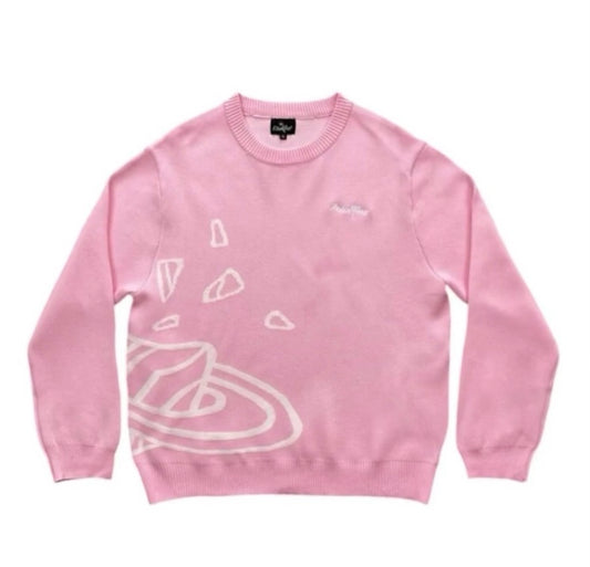 Broken Planet Market Knit Sweater Pink