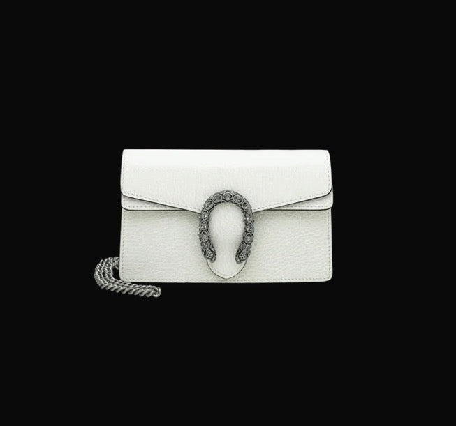 Gucci White Dionysus Super mini Bag