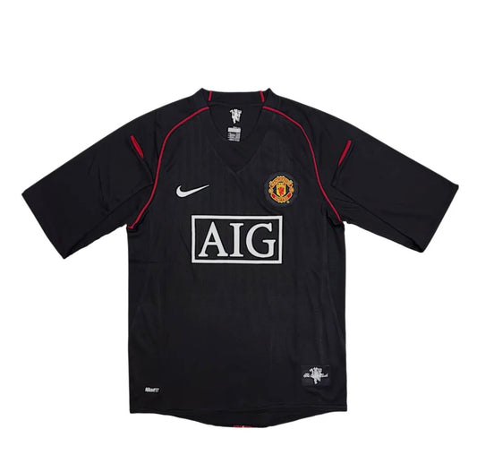 2007-08 Manchester United Away Shirt - Long sleeve