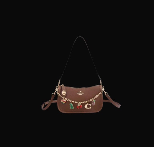 Coach Charm Chain Shoulder Bag
