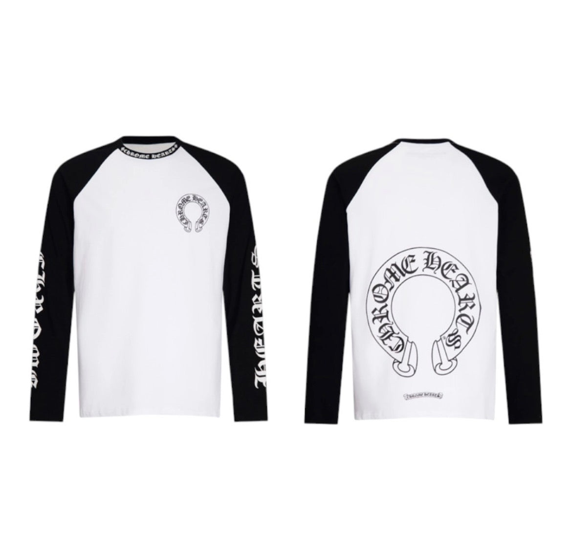 Chrome Hearts Long Sleeve - K9004 black and white