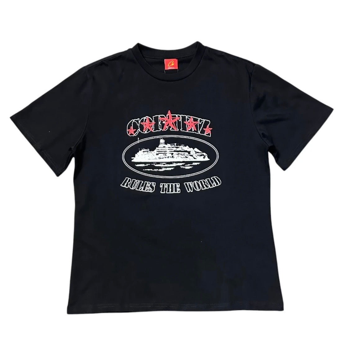 Corteiz 5 Starz Alcatraz Black Shirt