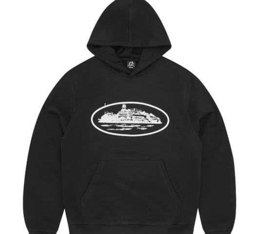 Corteiz Alcatraz Hoodie Black