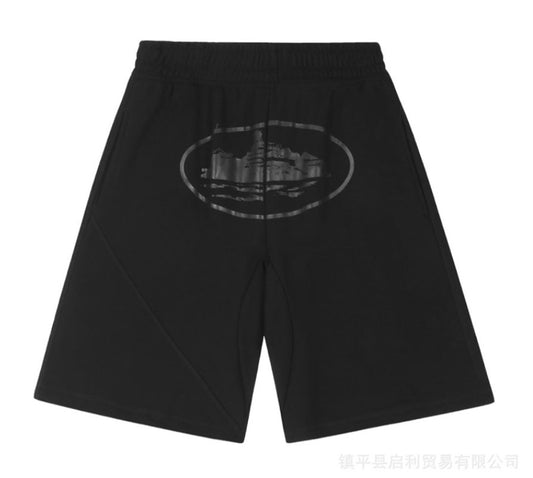Corteiz Alcatraz Shorts Black