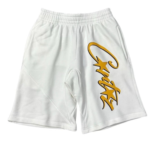 Corteiz AllStarz Short White/Yellow