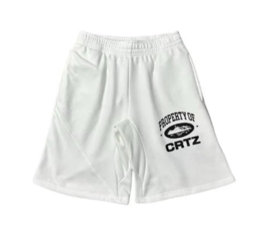 Corteiz RTW Property Shorts White