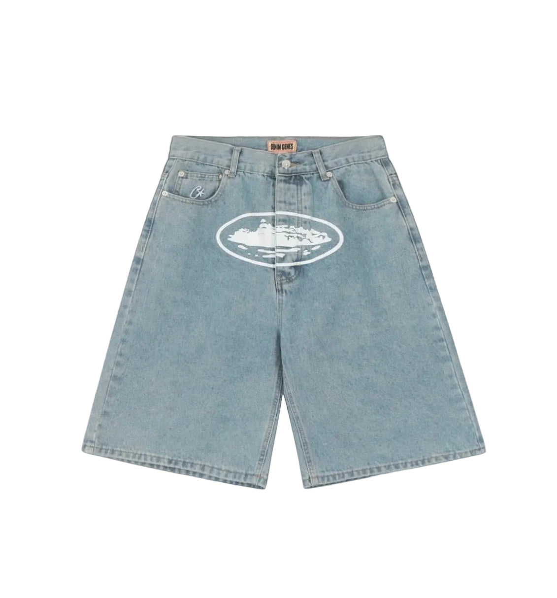 Corteiz Alcatraz Baggy Denim Shorts