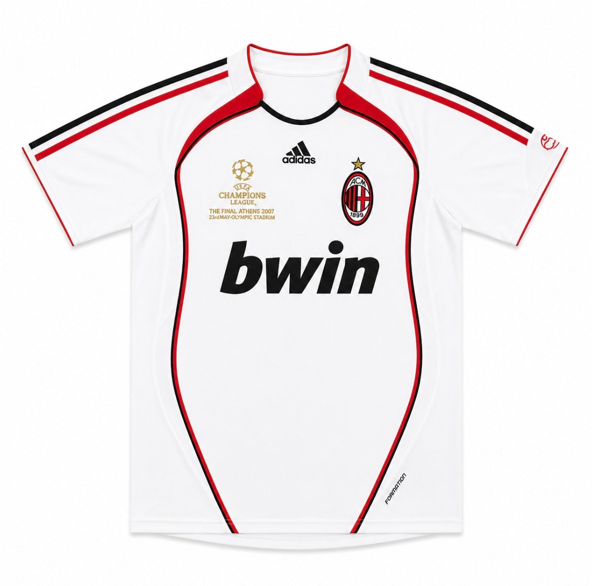AC Milan 2006/07 UCL Final Away Retro Jersey