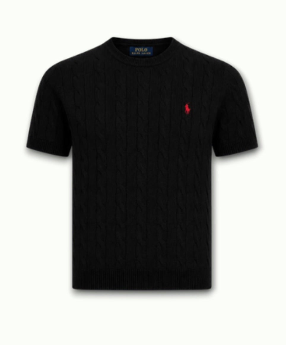 Polo Ralph Lauren Cable Knit Black