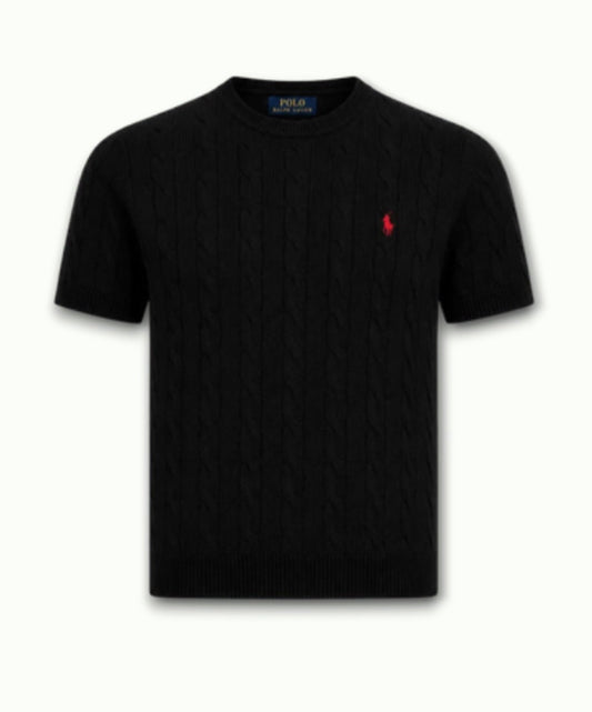 Polo Ralph Lauren Cable Knit Black