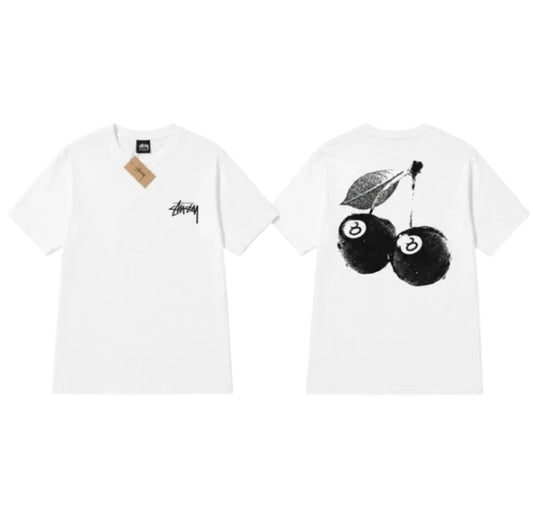 Stussy Cherry T- Shirt White