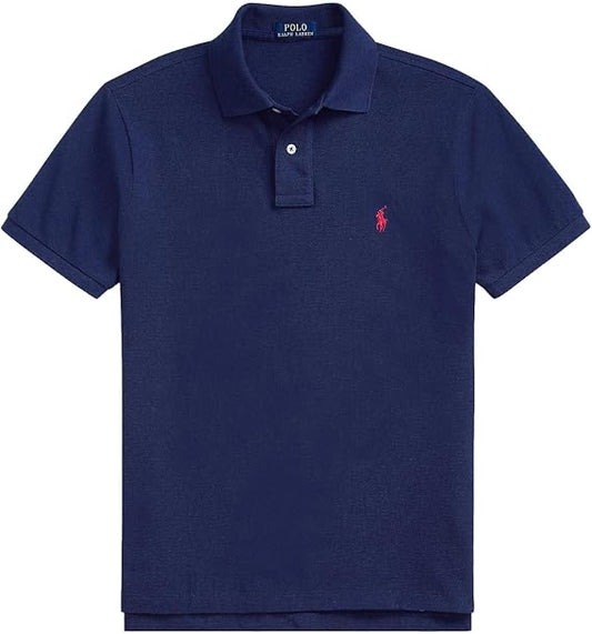 The Iconic Mesh Polo Blue