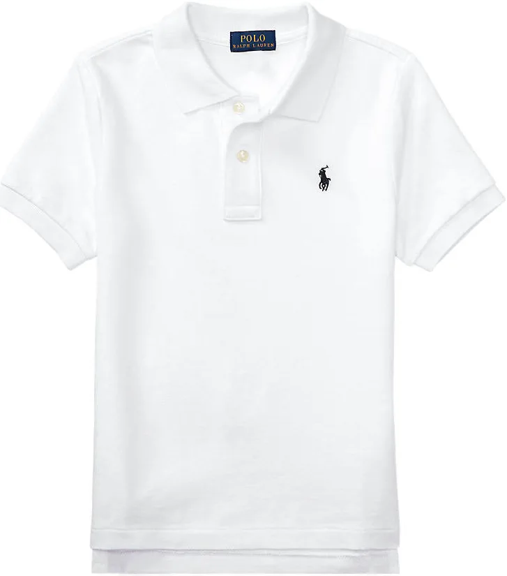 The Iconic Mesh Polo White