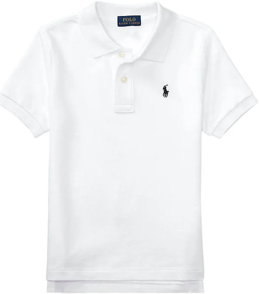 The Iconic Mesh Polo White